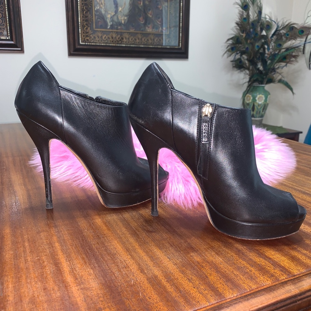 Authentic Gucci Leather Booties